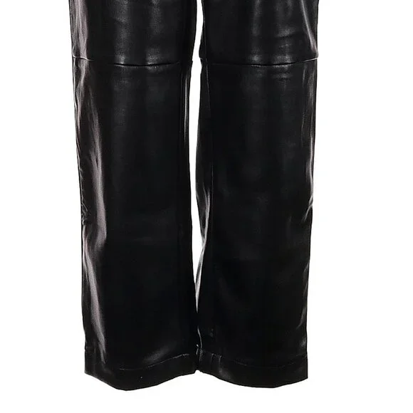 Cami NYC Adene Vegan Leather Pants in Black Small NWT